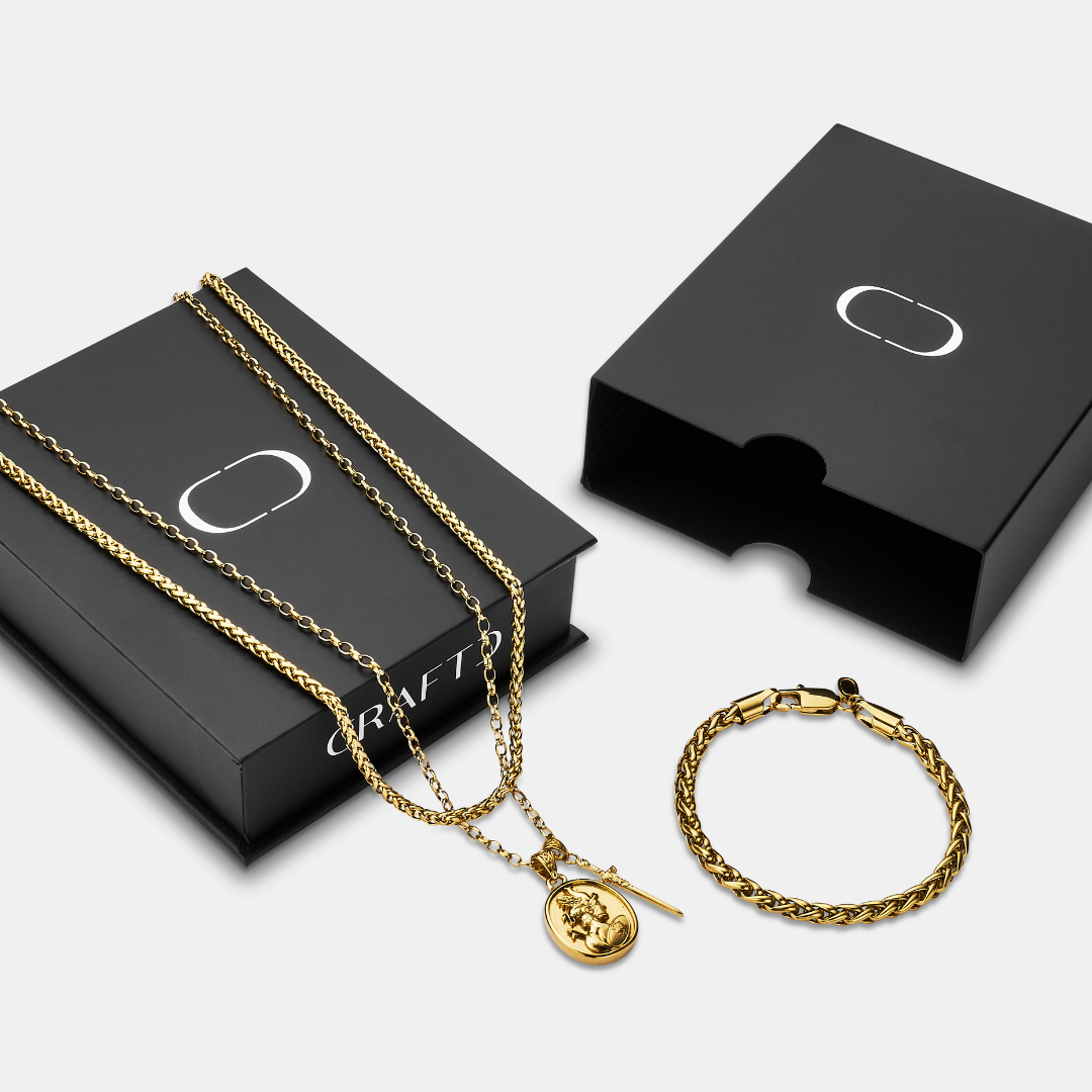 Set de regalo Aquiles (oro)
