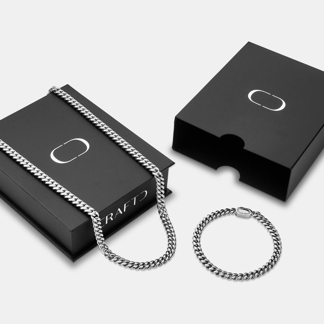 Set de regalo cubano 6mm (plata)