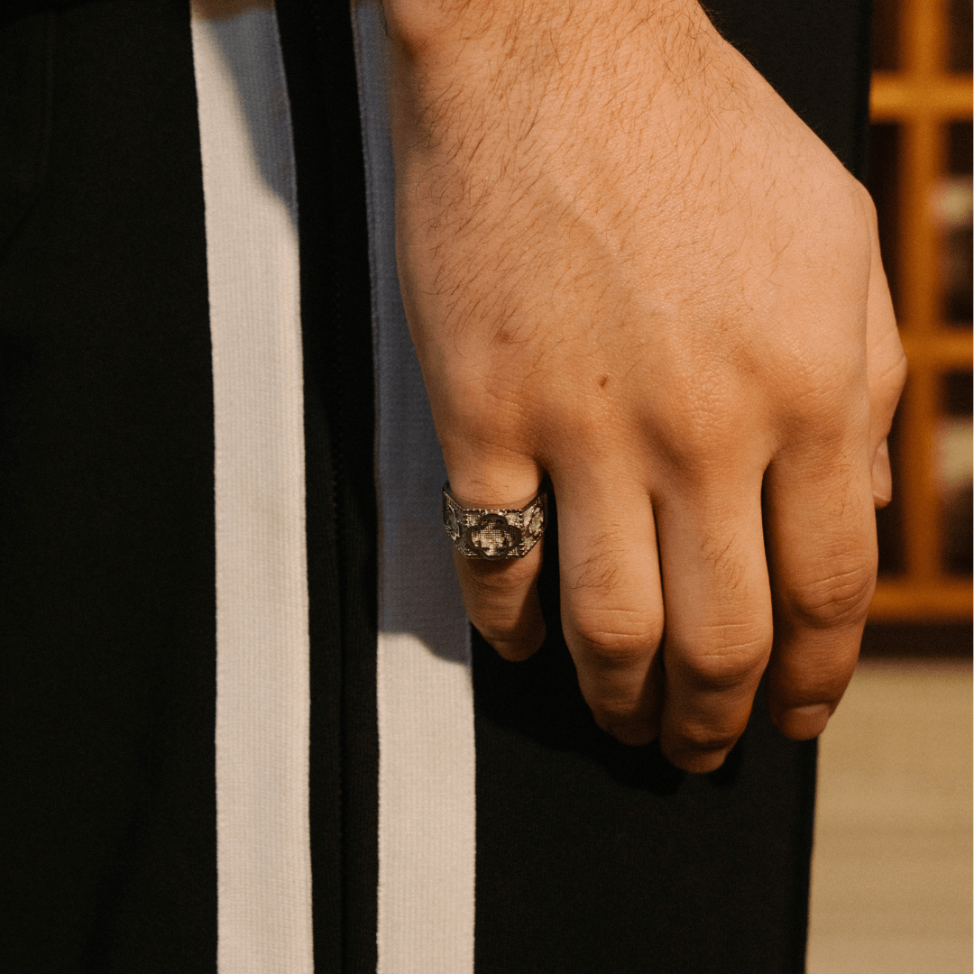 Anillo Soberano de Trébol (Plata)