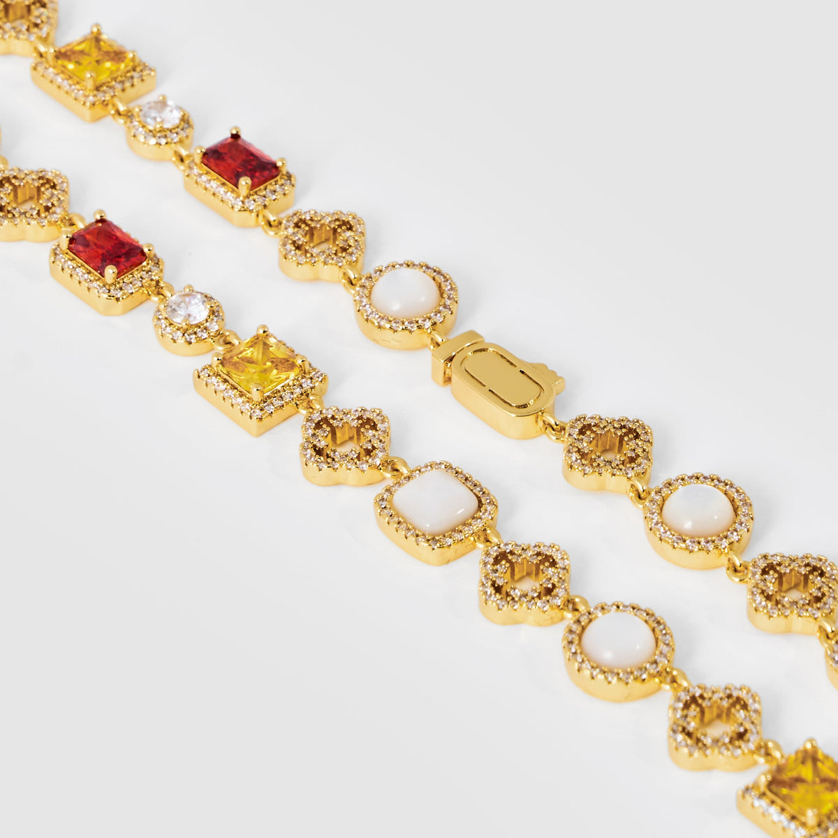 Collar de gema helada (oro)
