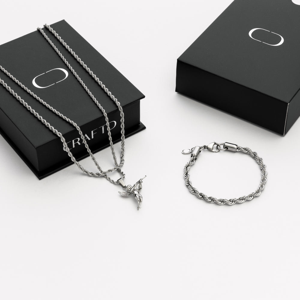 Juego de Regalo de Cupido (Plata)