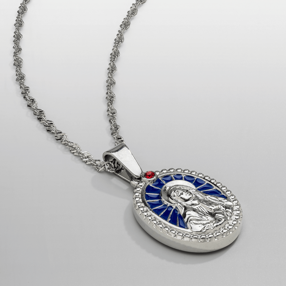 Esmalte de la Virgen María (plata)