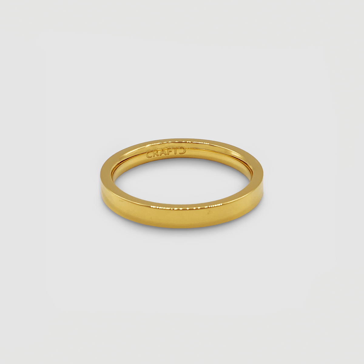 Anillo de Banda Plana (Oro) 3mm