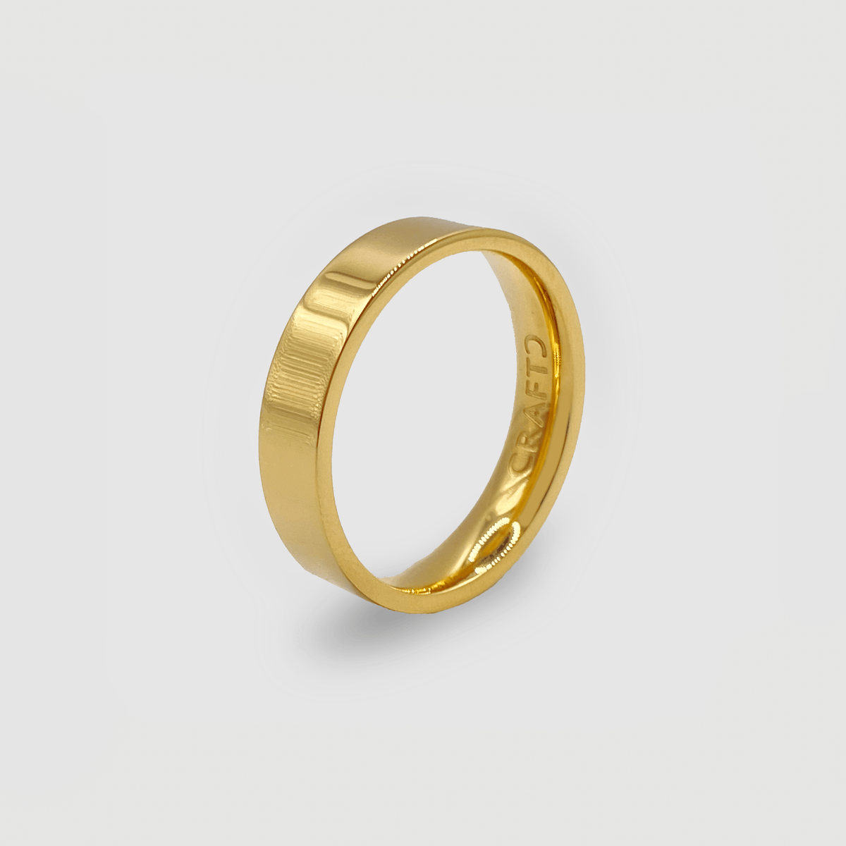 Anillo de Banda Plana (Oro) 5mm