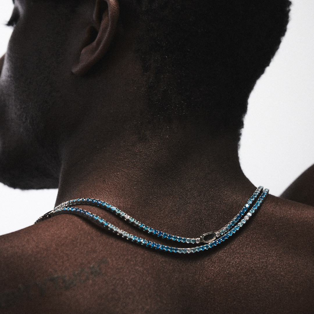 Blue Steel Tennis (Plata) 3mm