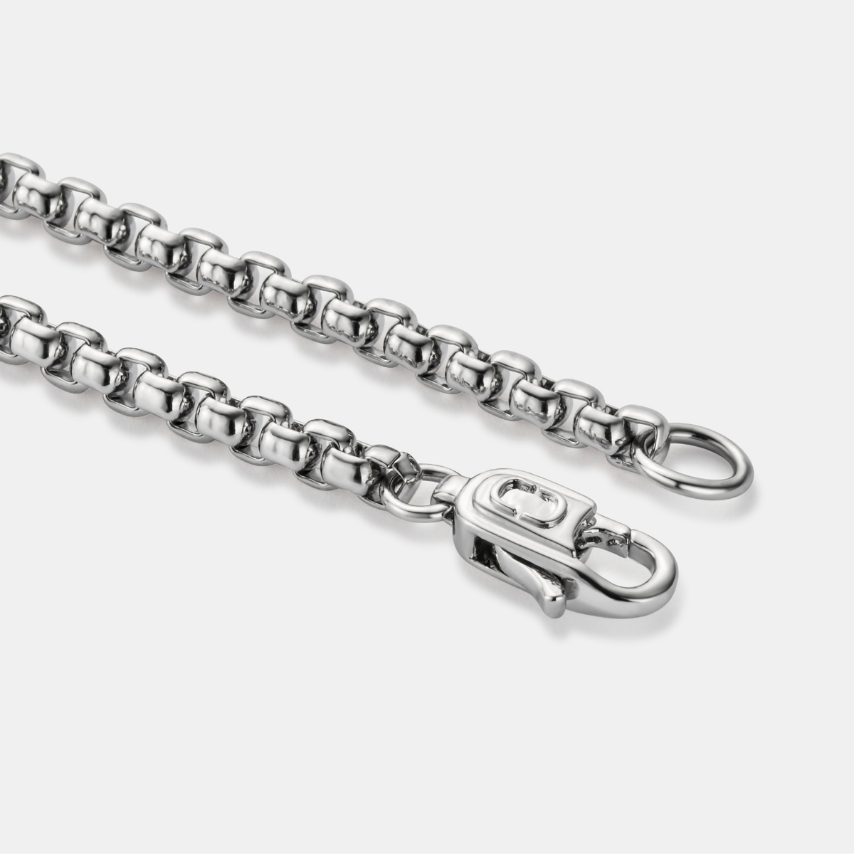 Pulsera de cruz helada (Plata)