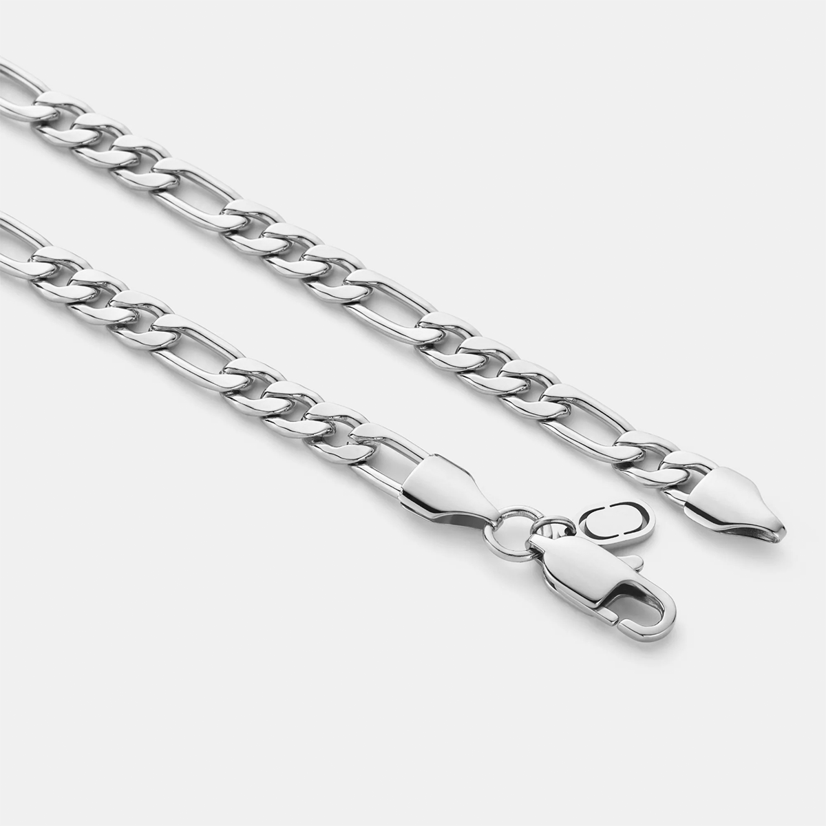 Pulsera Figaro (Plata) 5mm