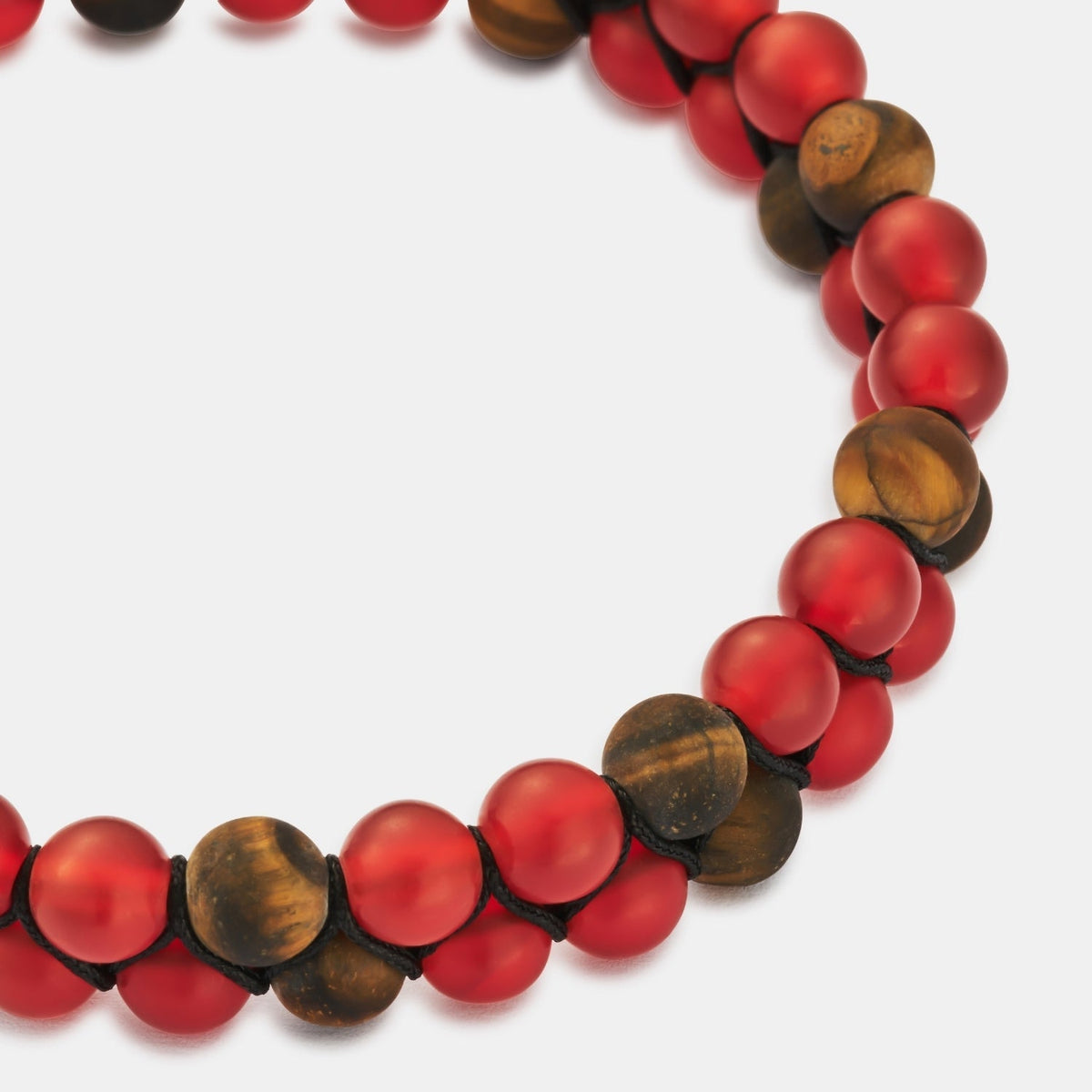 Pulsera de Cuentas Apiladas de Jaspe