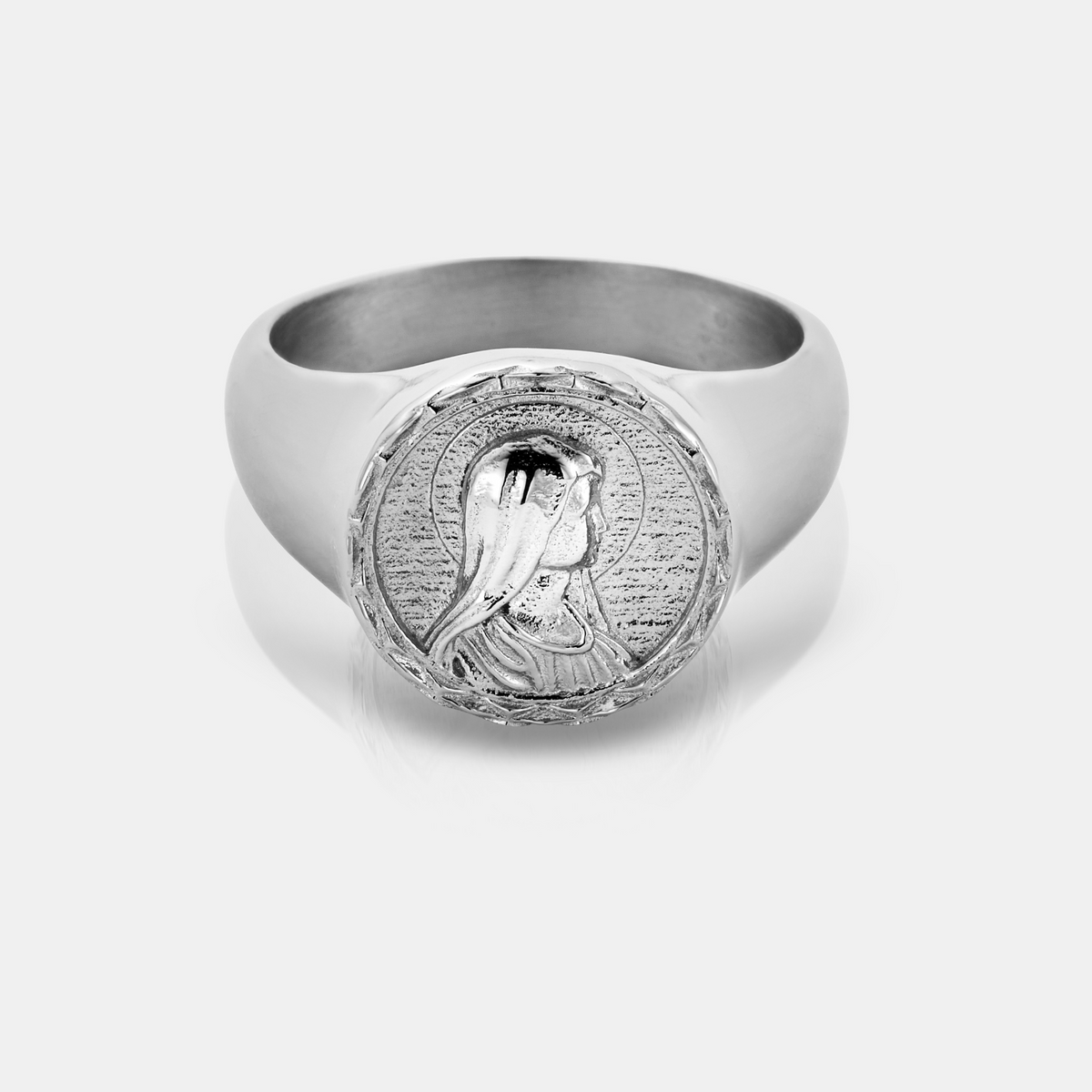 Anillo Sello de la Virgen María (Plata)