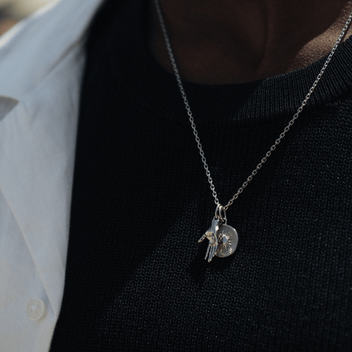 Colgante nocturno (plata)