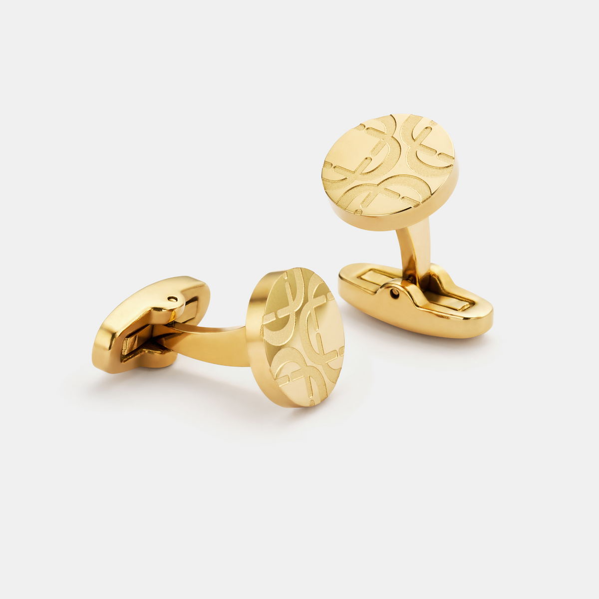 Gemelos Redondos (Oro)