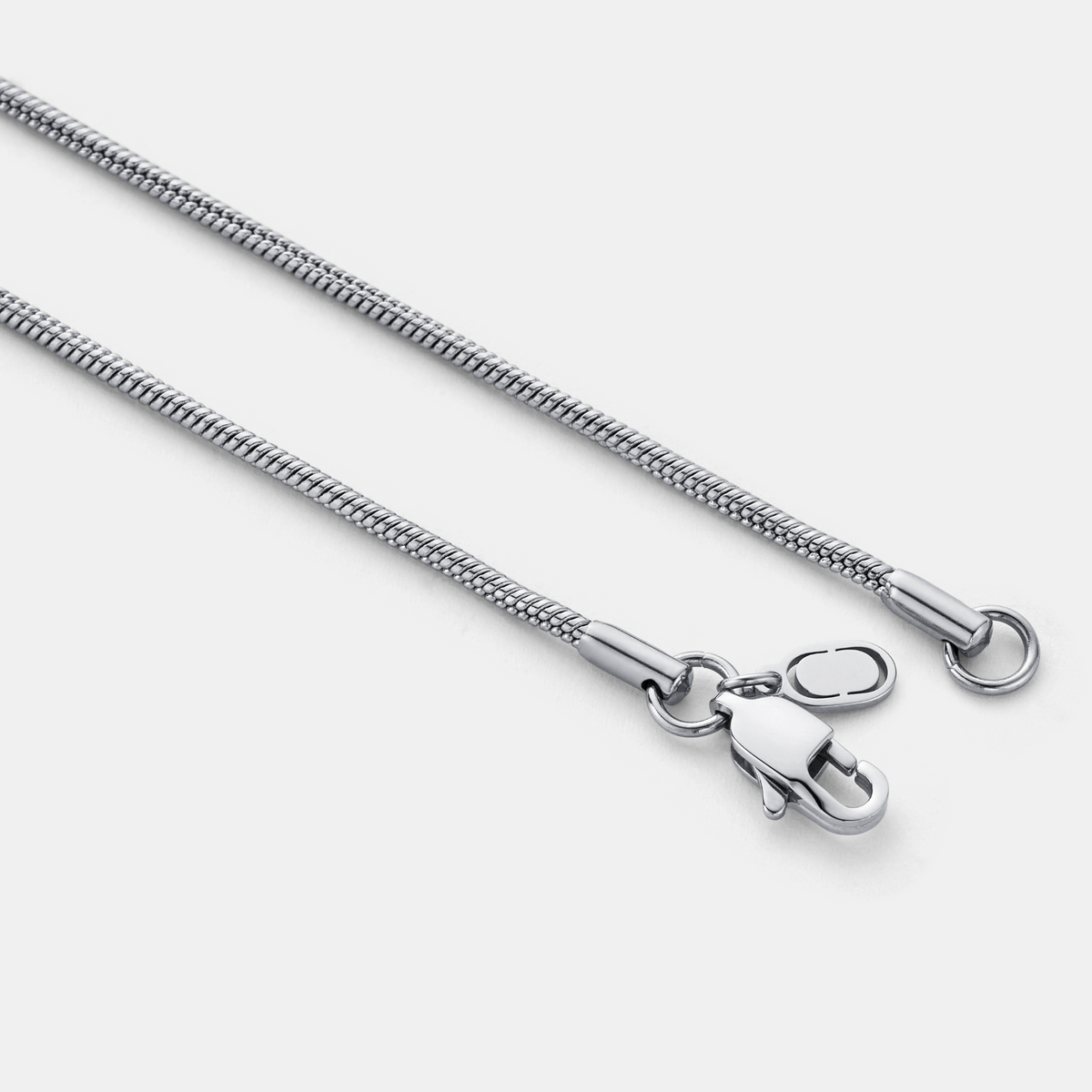 Cadena de Serpiente (Plata) 2mm