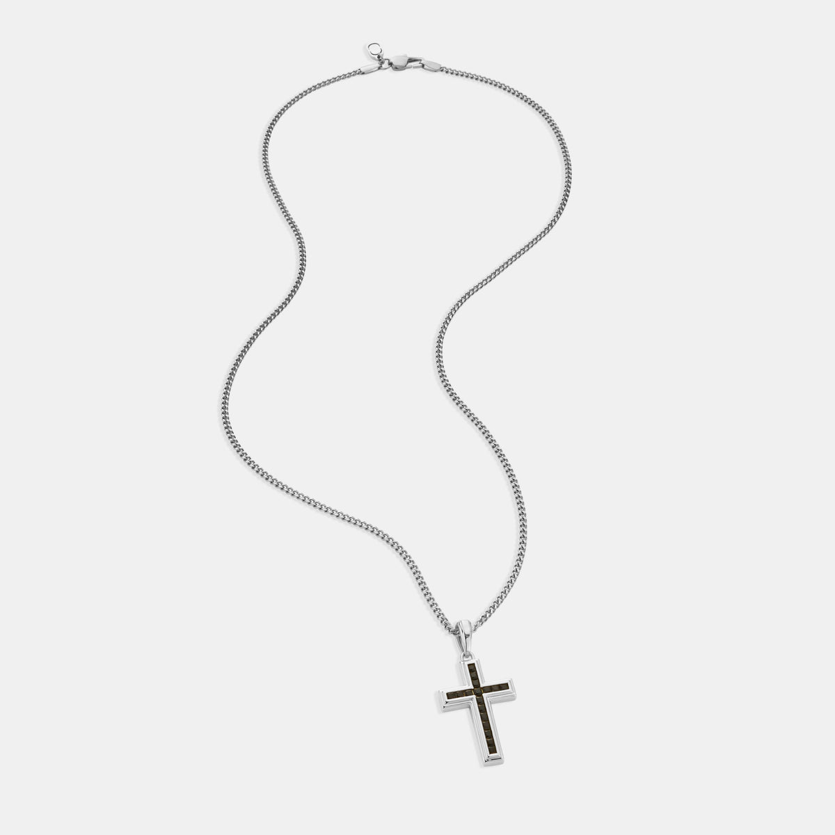 Cruz de Piedra Ónix (Plata)