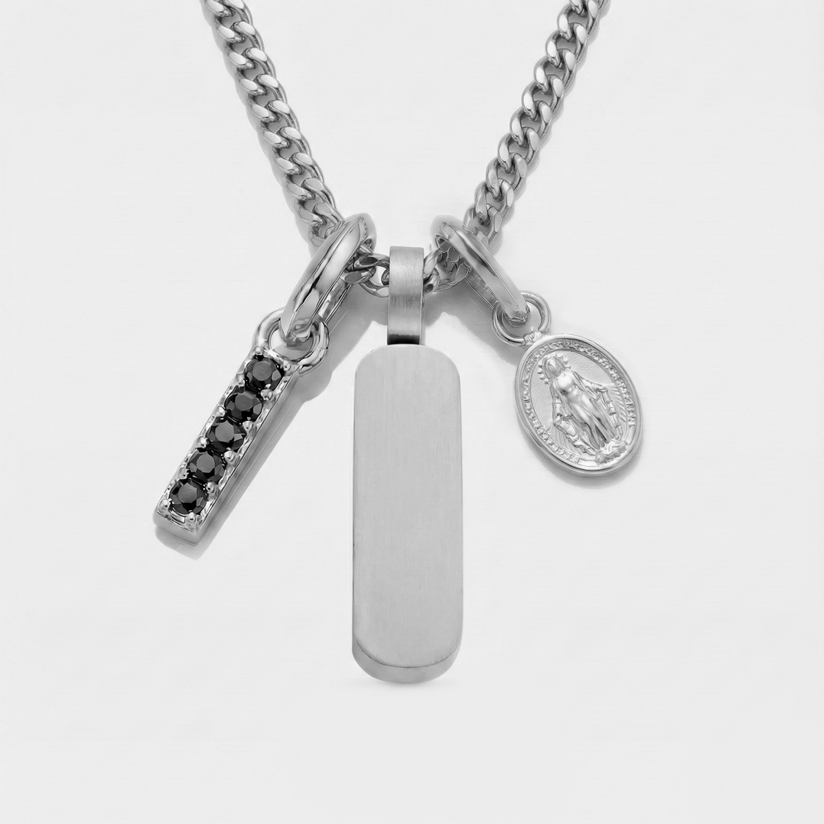 Crea Tu Propio Colgante (Plata) | Piedra Ónix