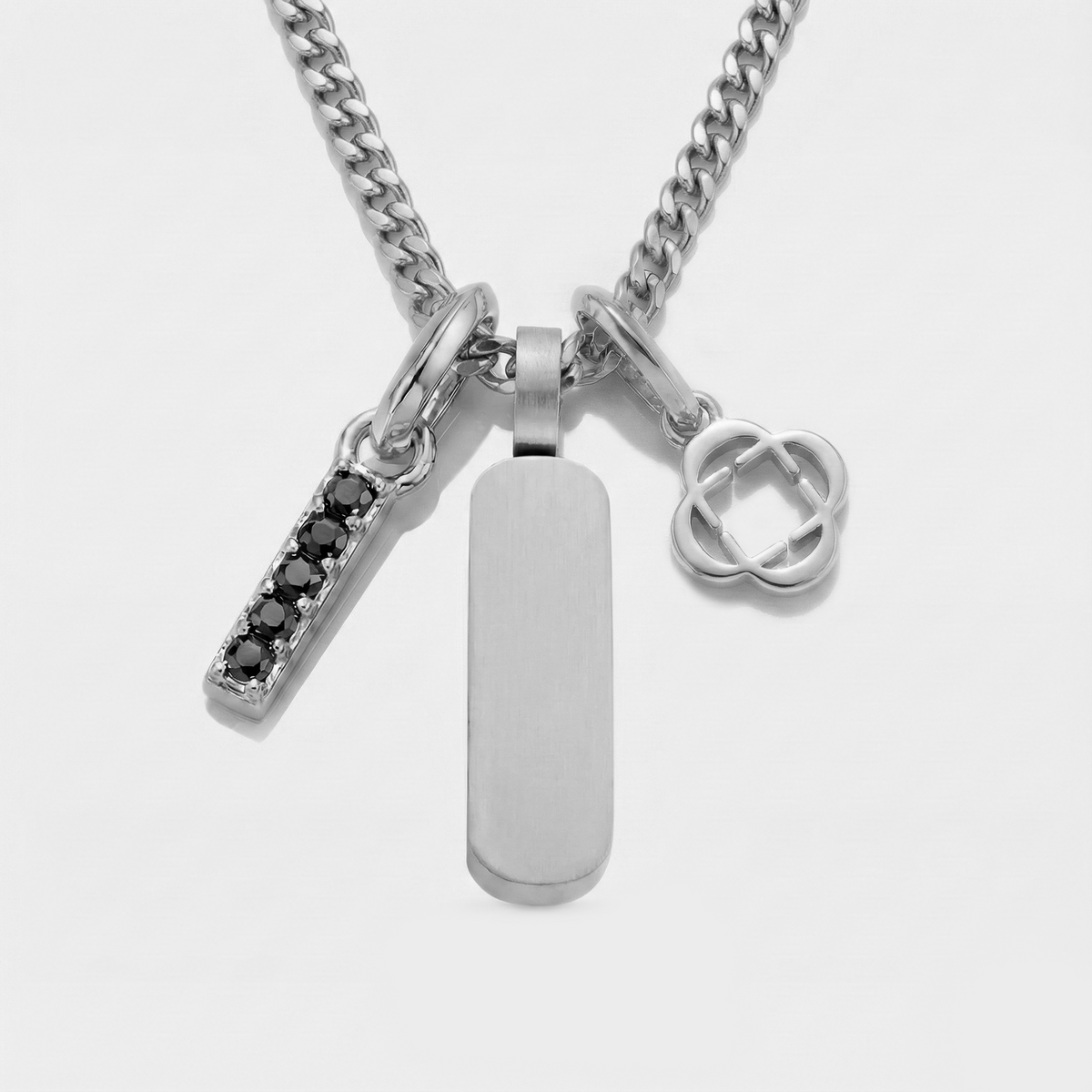 Crea Tu Propio Colgante (Plata) | Piedra Ónix