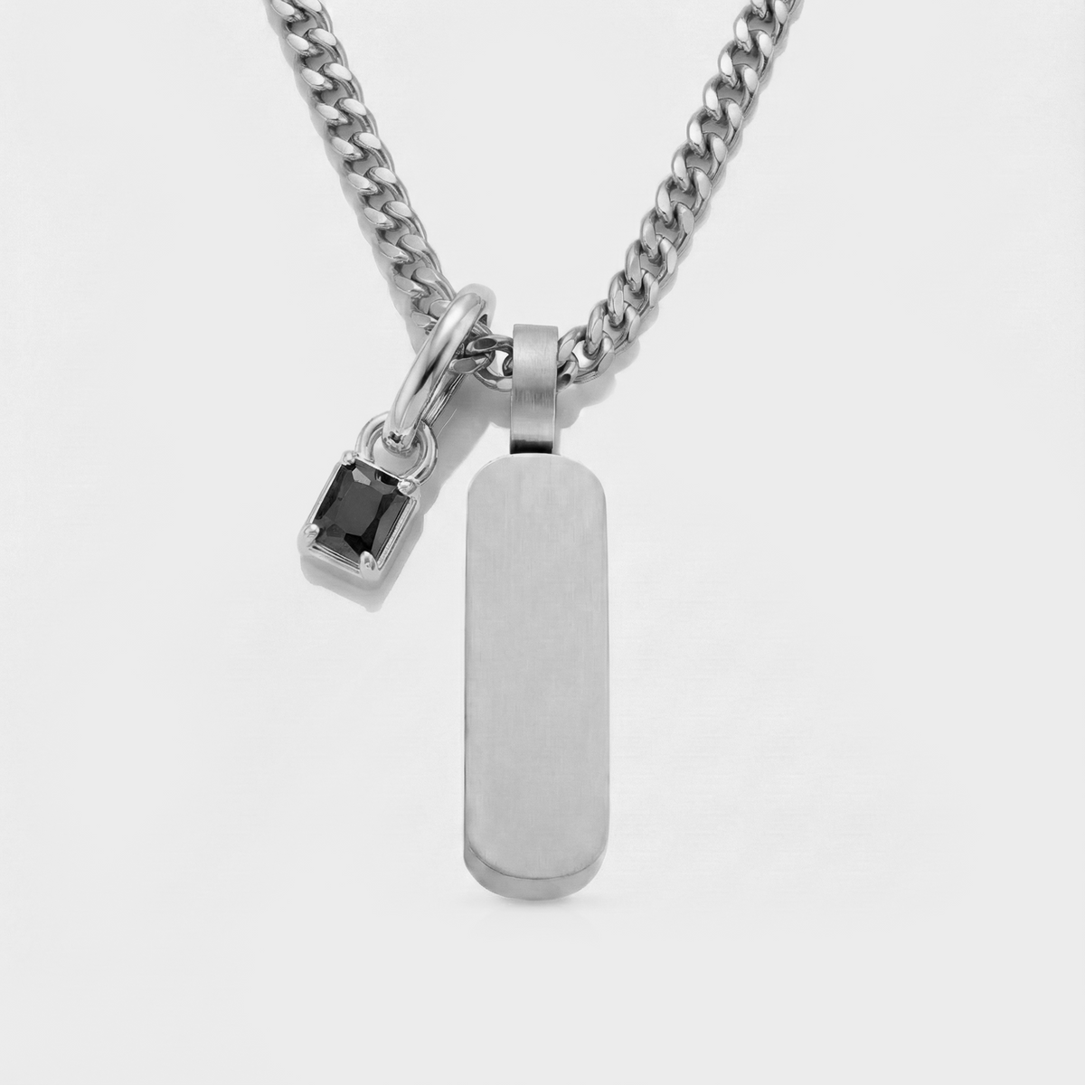 Crea Tu Propio Colgante (Plata) | Piedra Ónix
