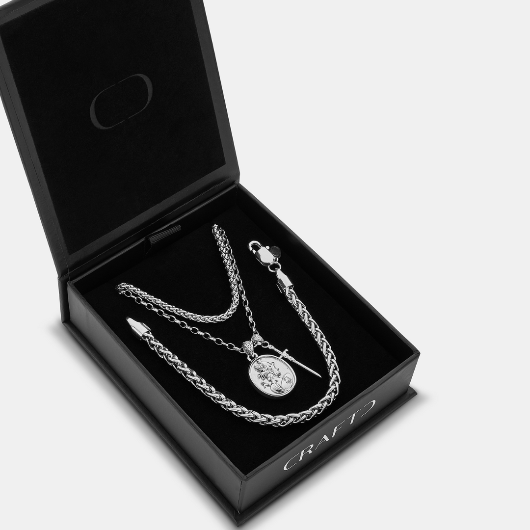 Set de regalo Aquiles (plata)