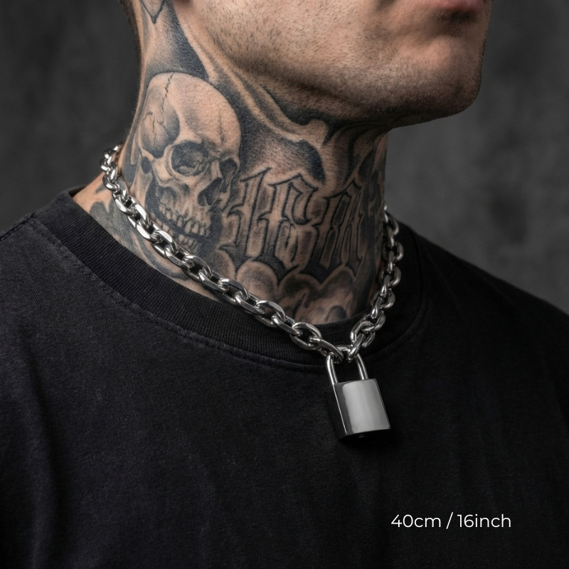 Collar de eslabones gruesos