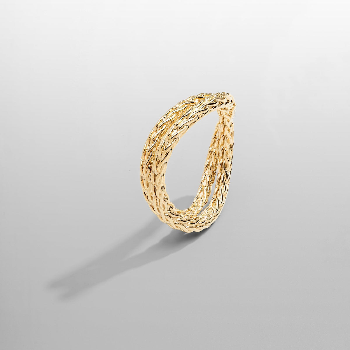 Anillo Envoltura de Cuerda (Oro)
