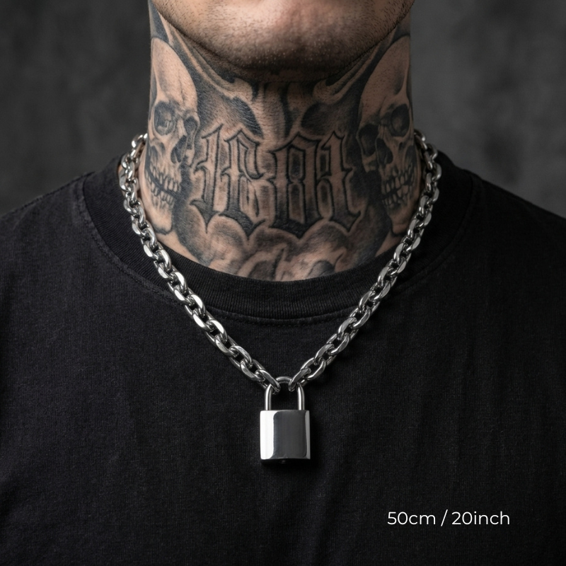 Collar de eslabones gruesos