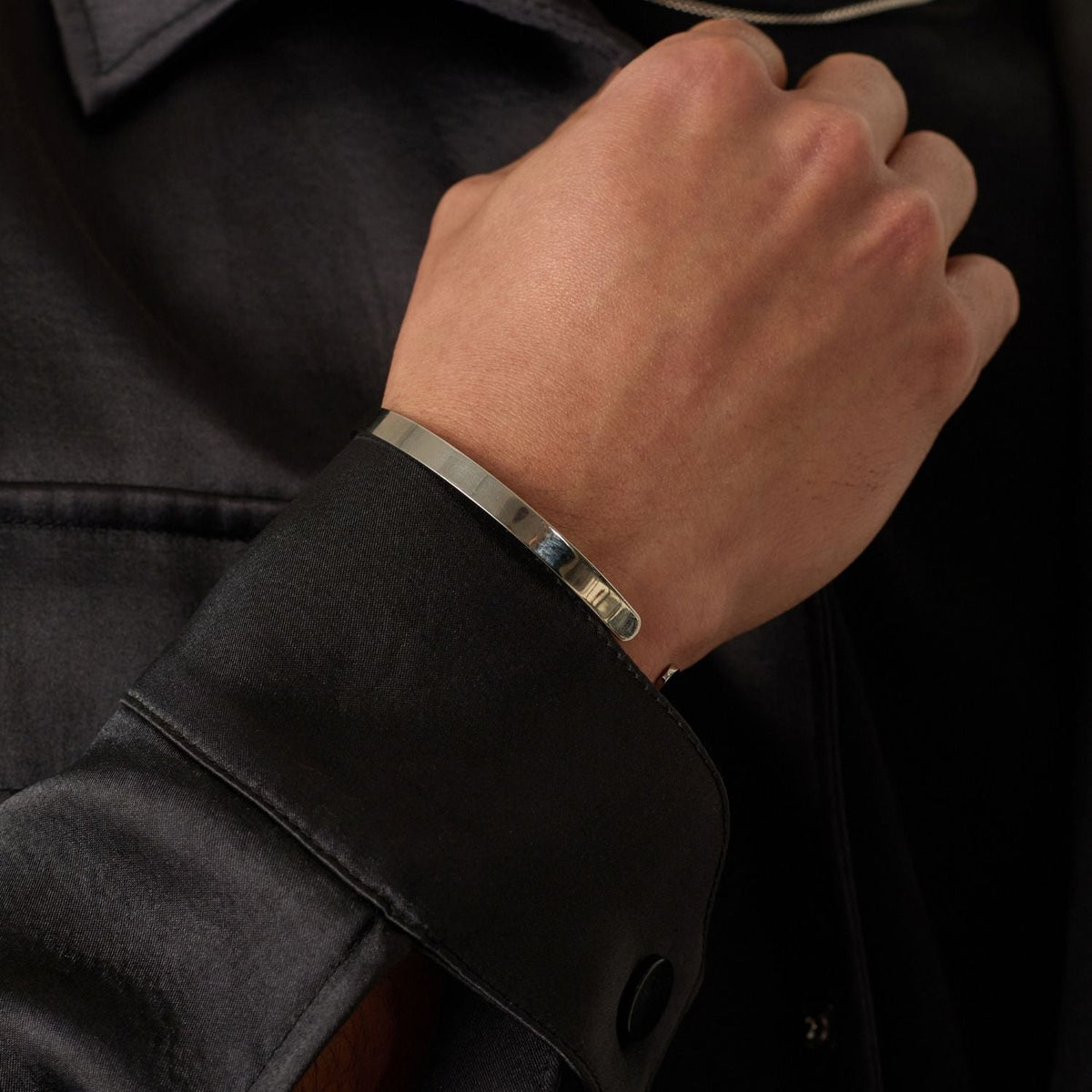 Brazalete Clásico 5mm (Plata)