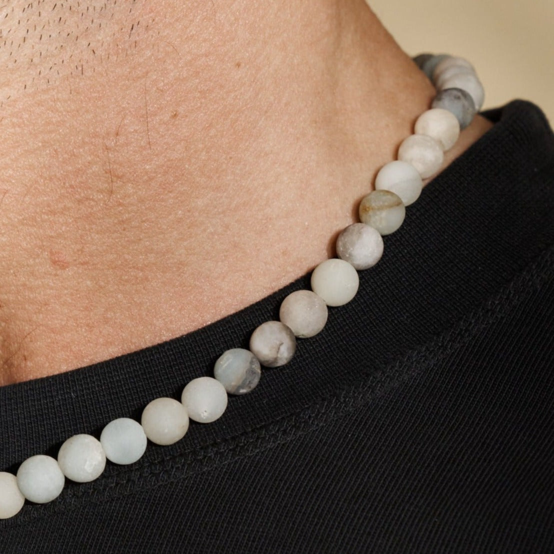 Collar de cuentas del océano 8mm