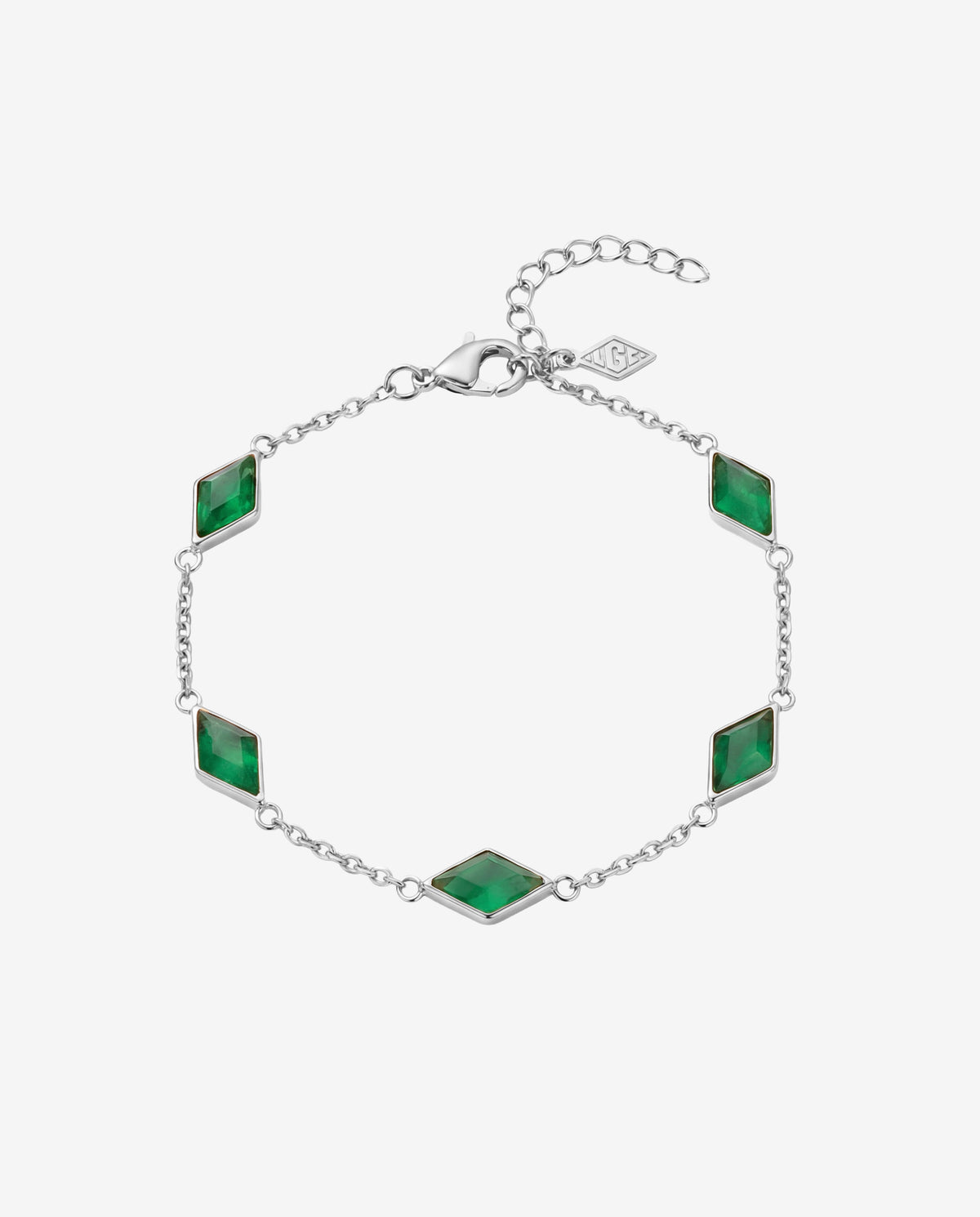 PULSERA AMBERES PLATA