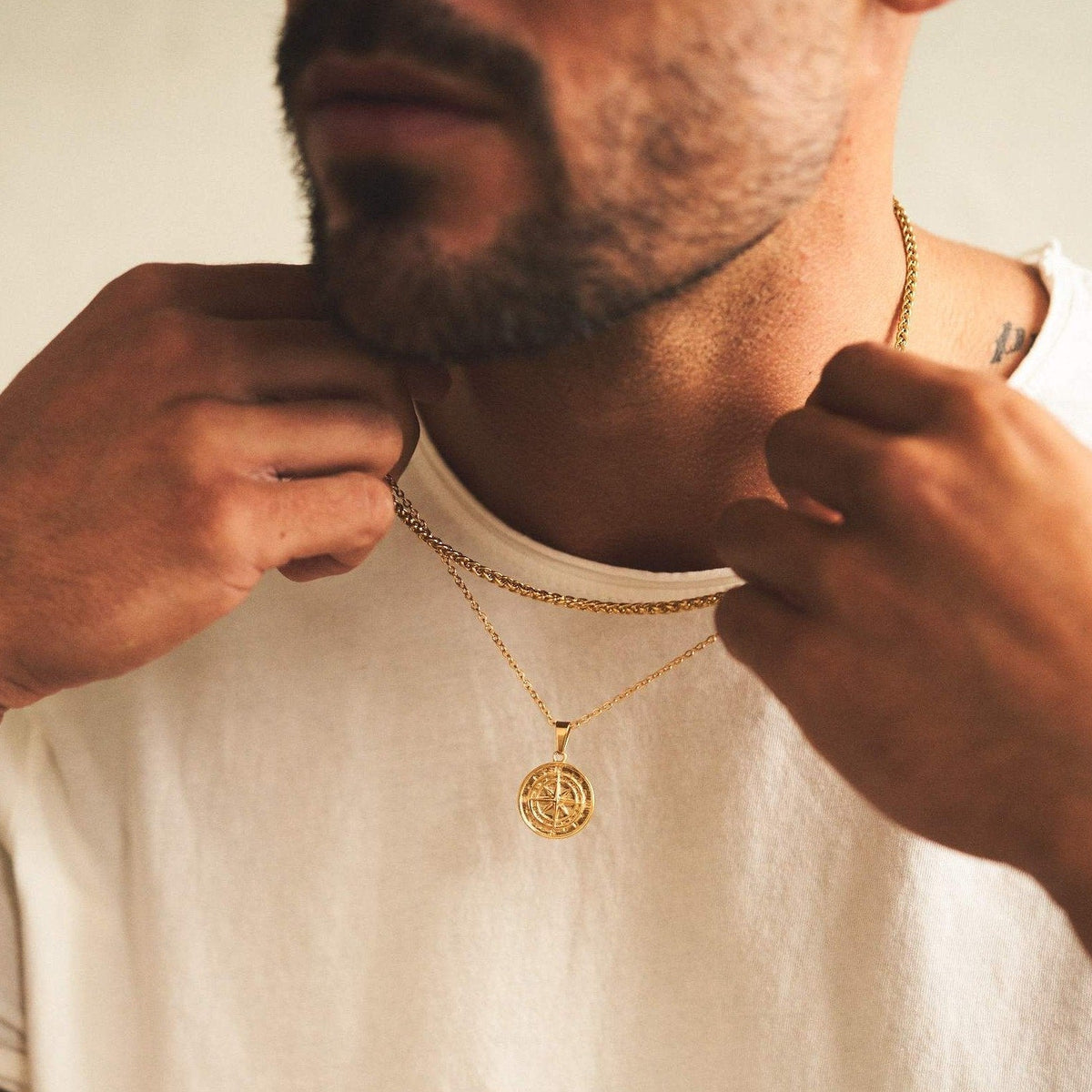 Conjunto de brújula (Oro)