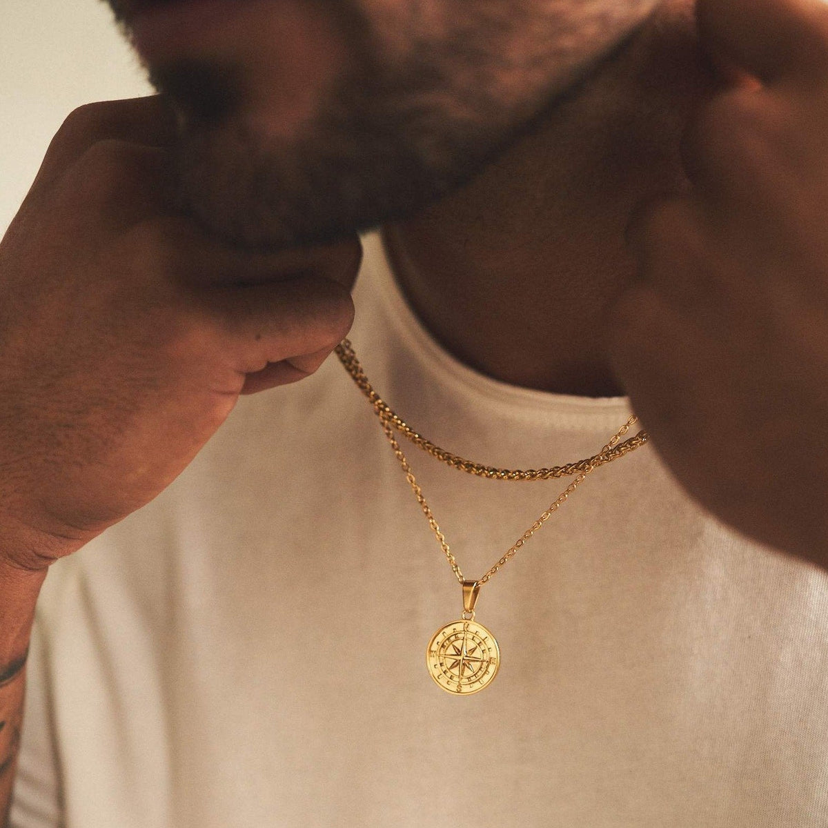 Conjunto de brújula (Oro)