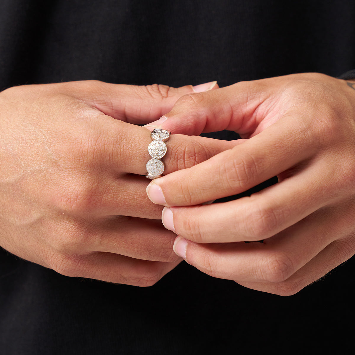 Anillo Banda San Benito (Plata)