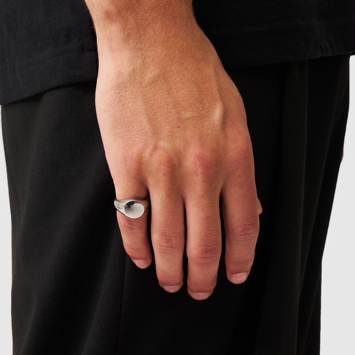 Anillo Sello Redondo (Plata)