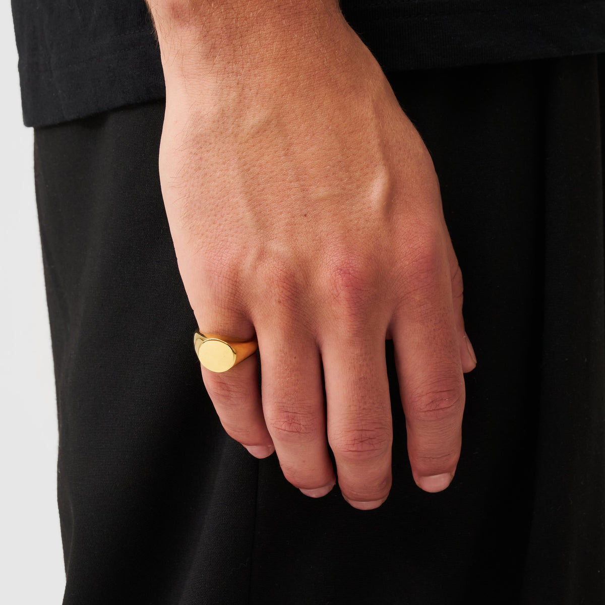 Anillo Sello Redondo (Oro)