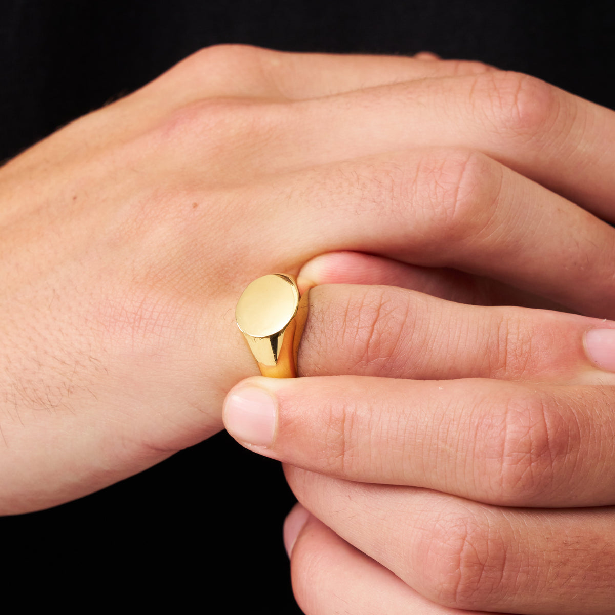 Anillo Sello Redondo (Oro)