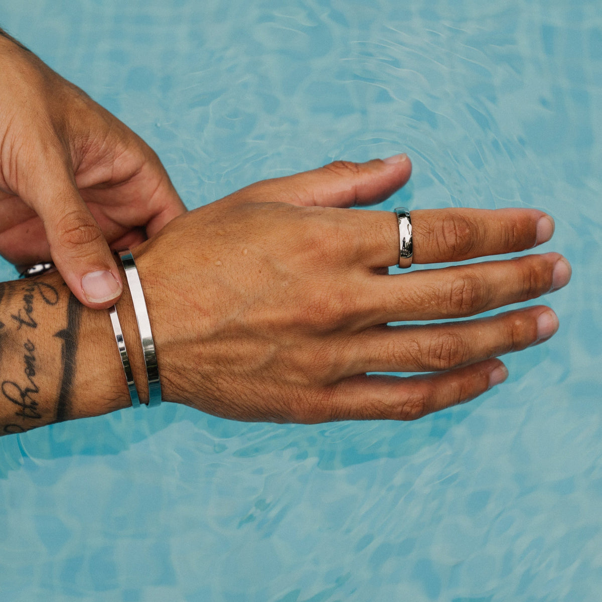 Brazalete Clásico 5mm (Plata)