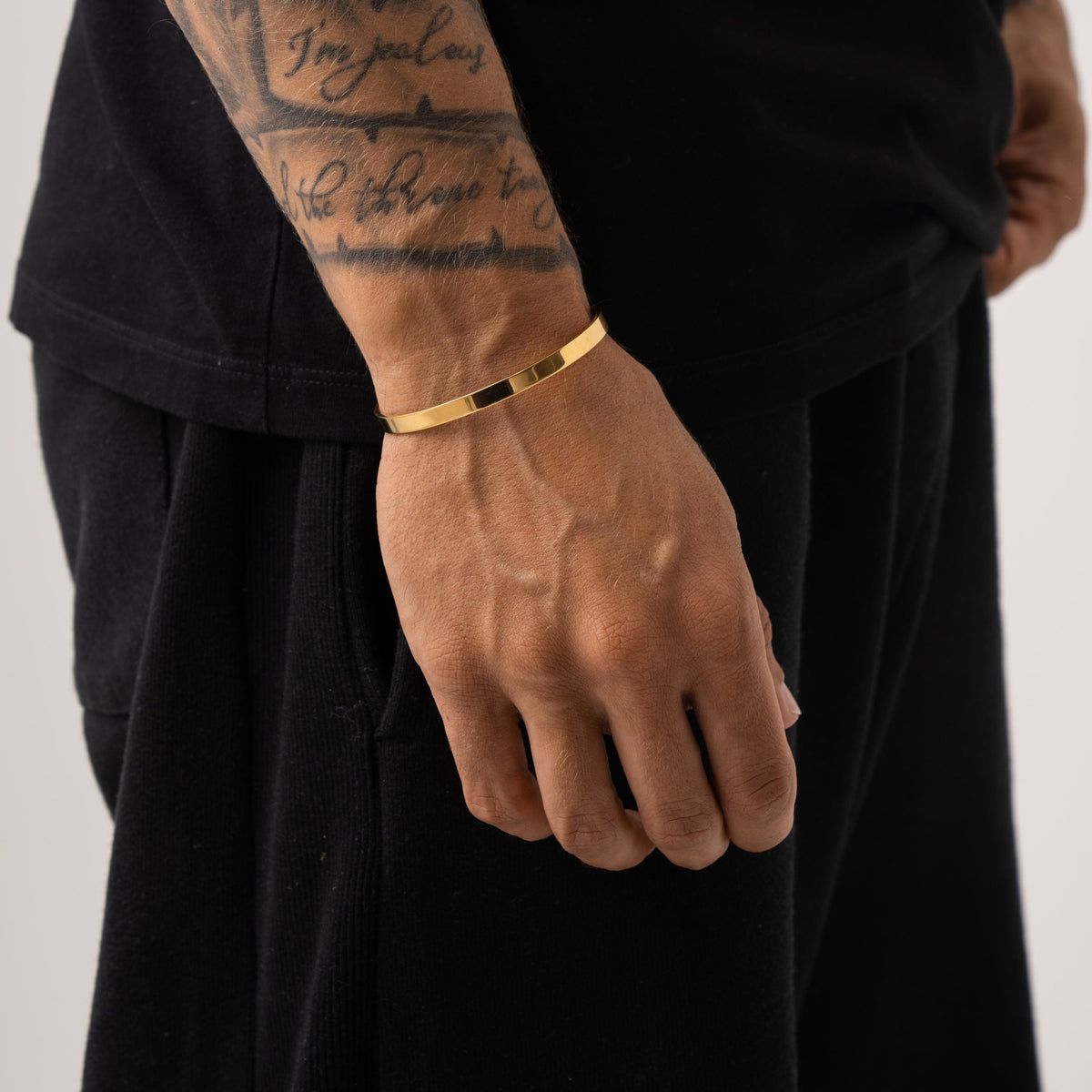 Brazalete Clásico 5mm (Oro)