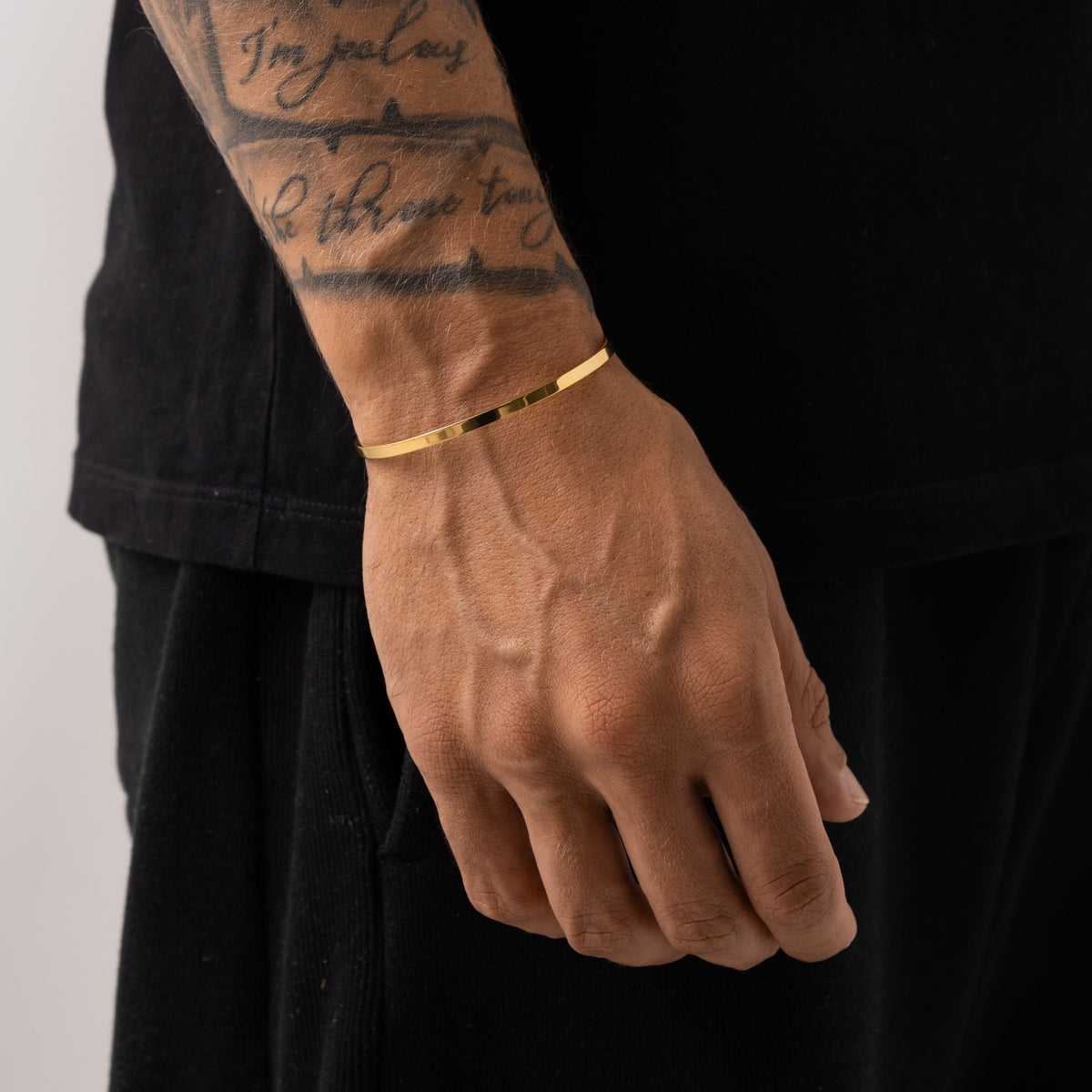 Brazalete Clásico 3mm (Oro)