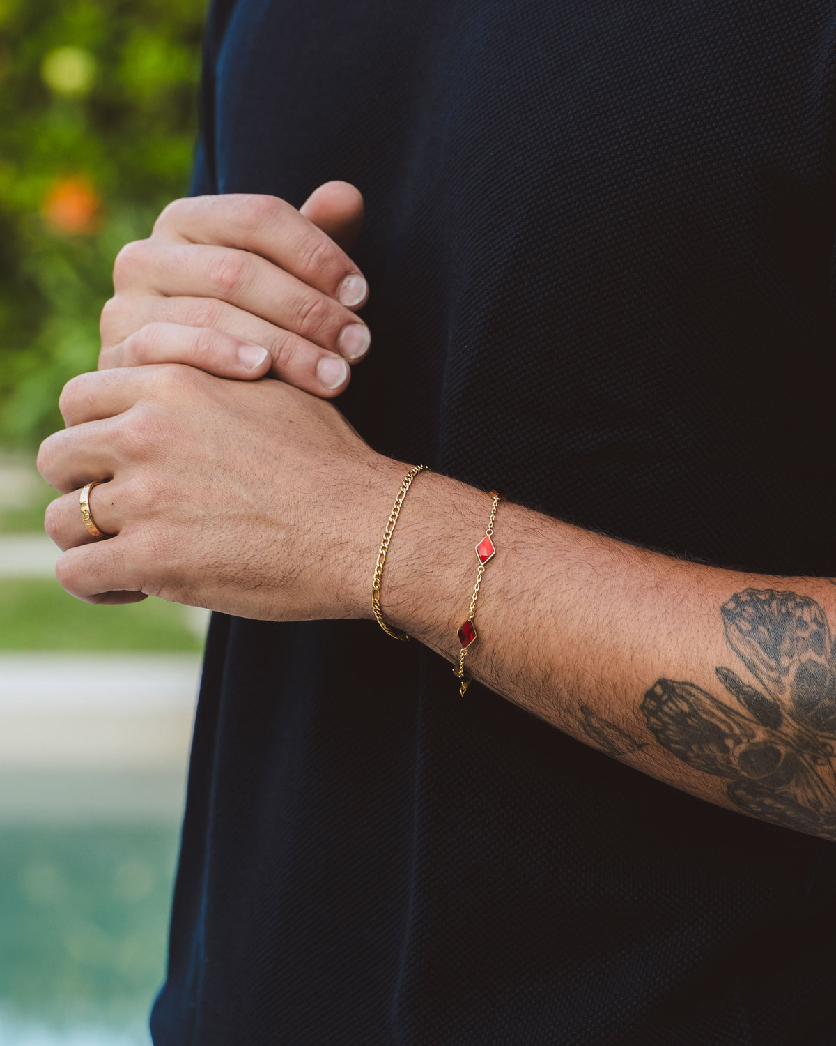 PULSERA AMBERES ORO