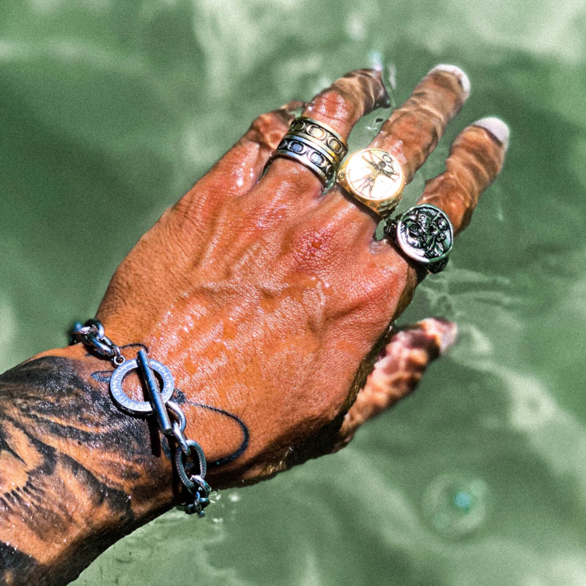 Pulsera Toggle Milan (Plata)