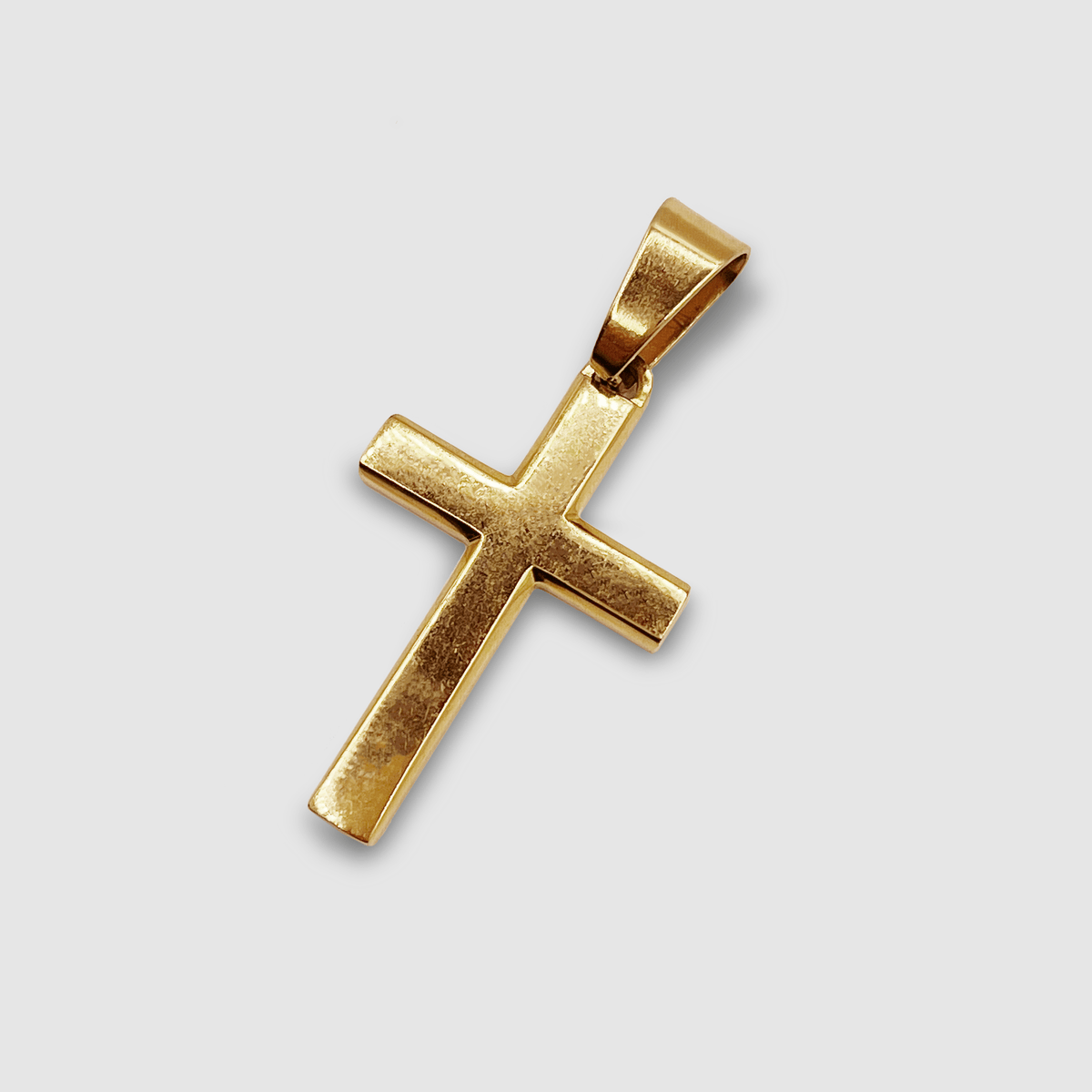 Colgante de cruz latina (Oro)