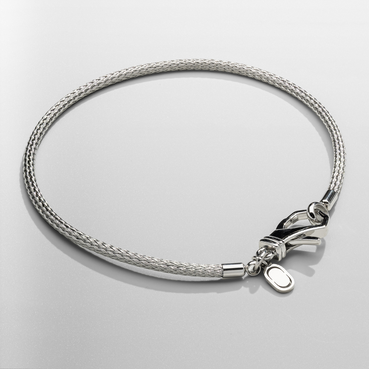 Pulsera de pliegue micro (Plata)