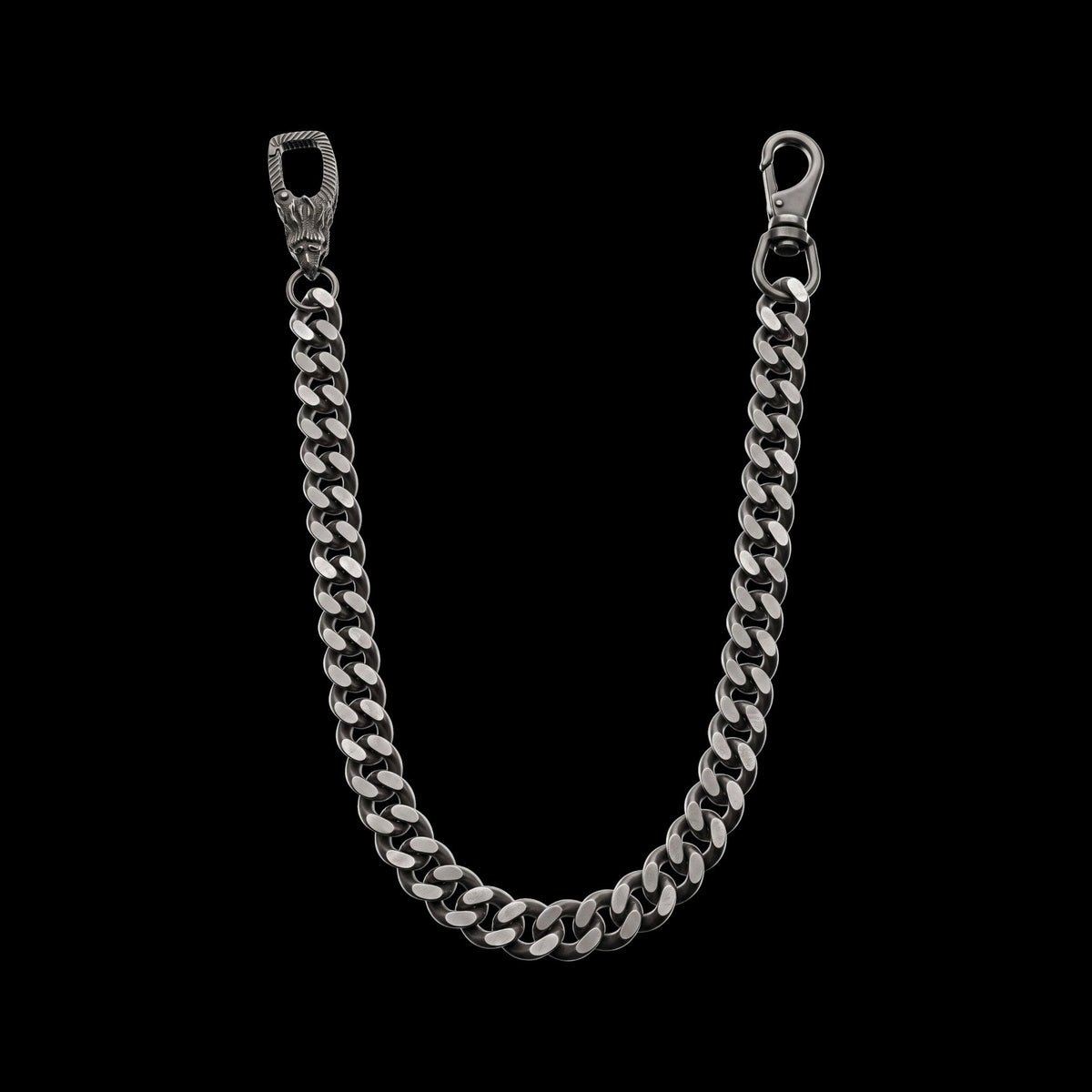 Gunmetal Cuban Belt Chain