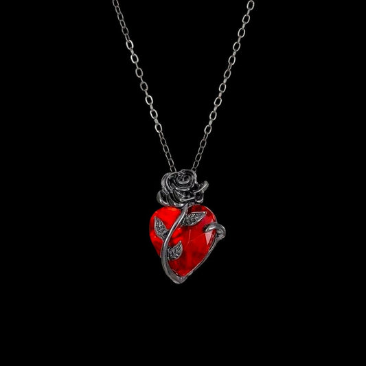 Blood Rose Necklace