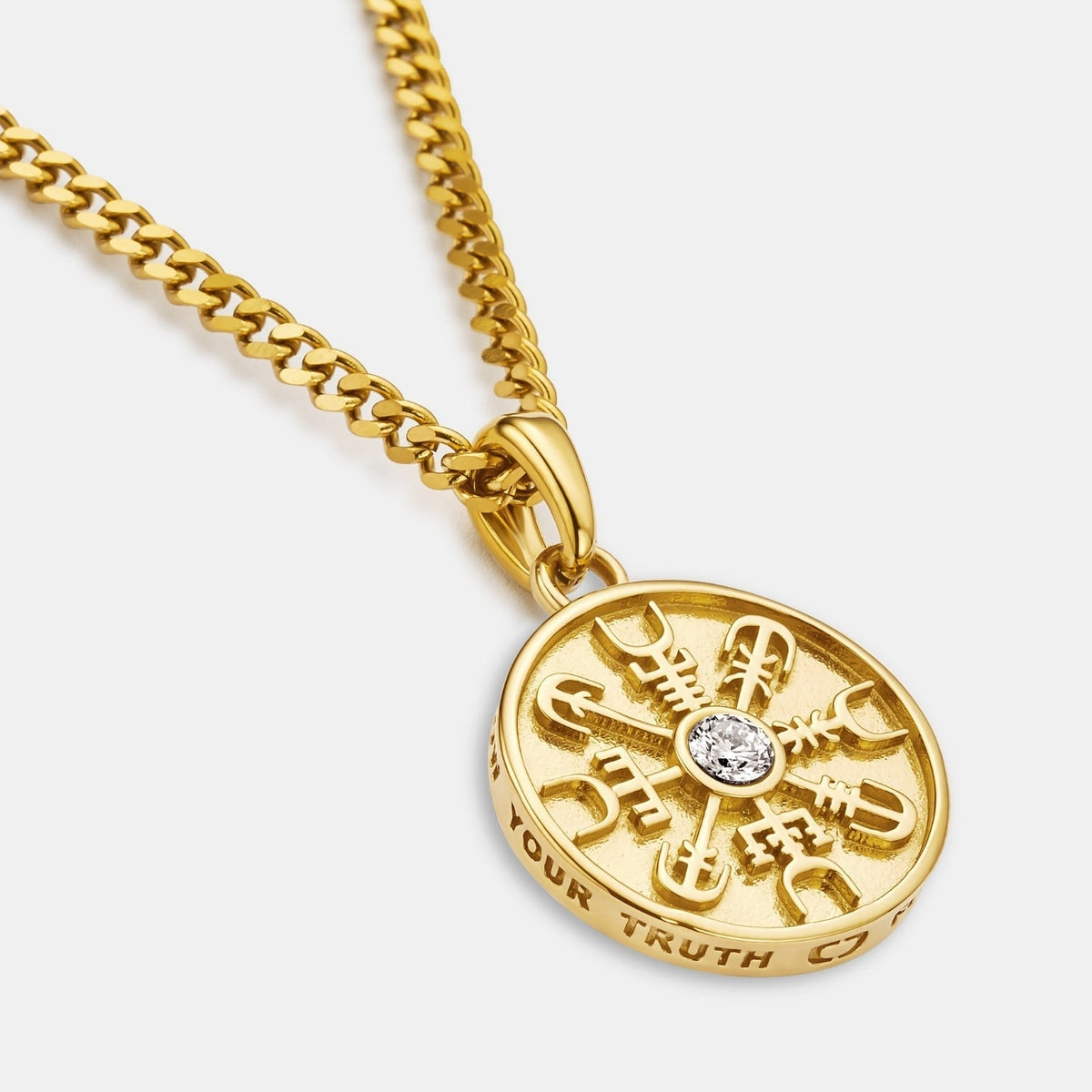 Brújula nórdica (oro)