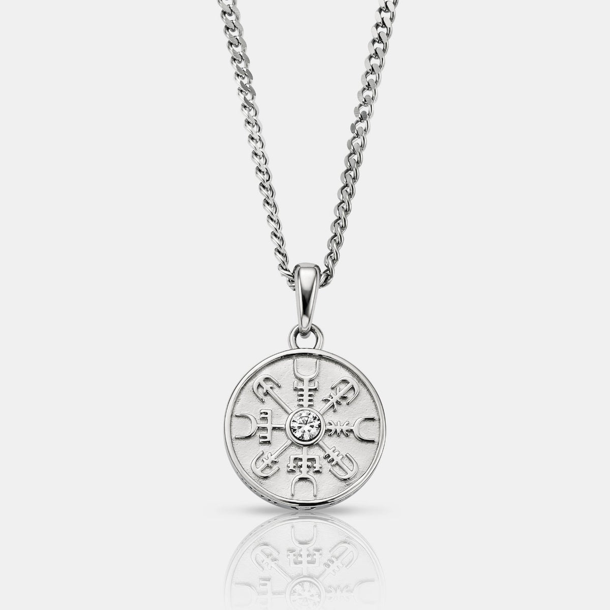 Brújula nórdica (plata)