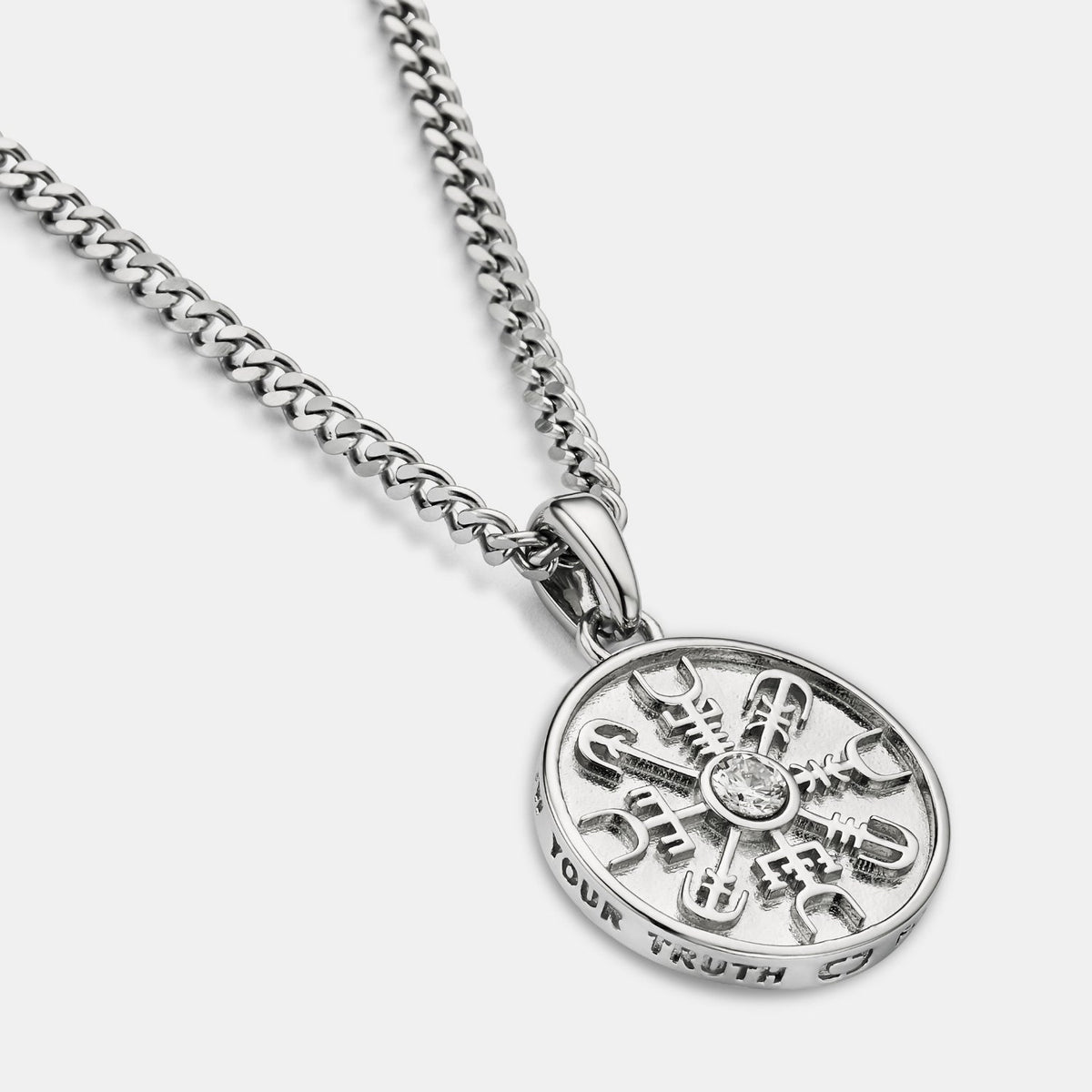 Brújula nórdica (plata)