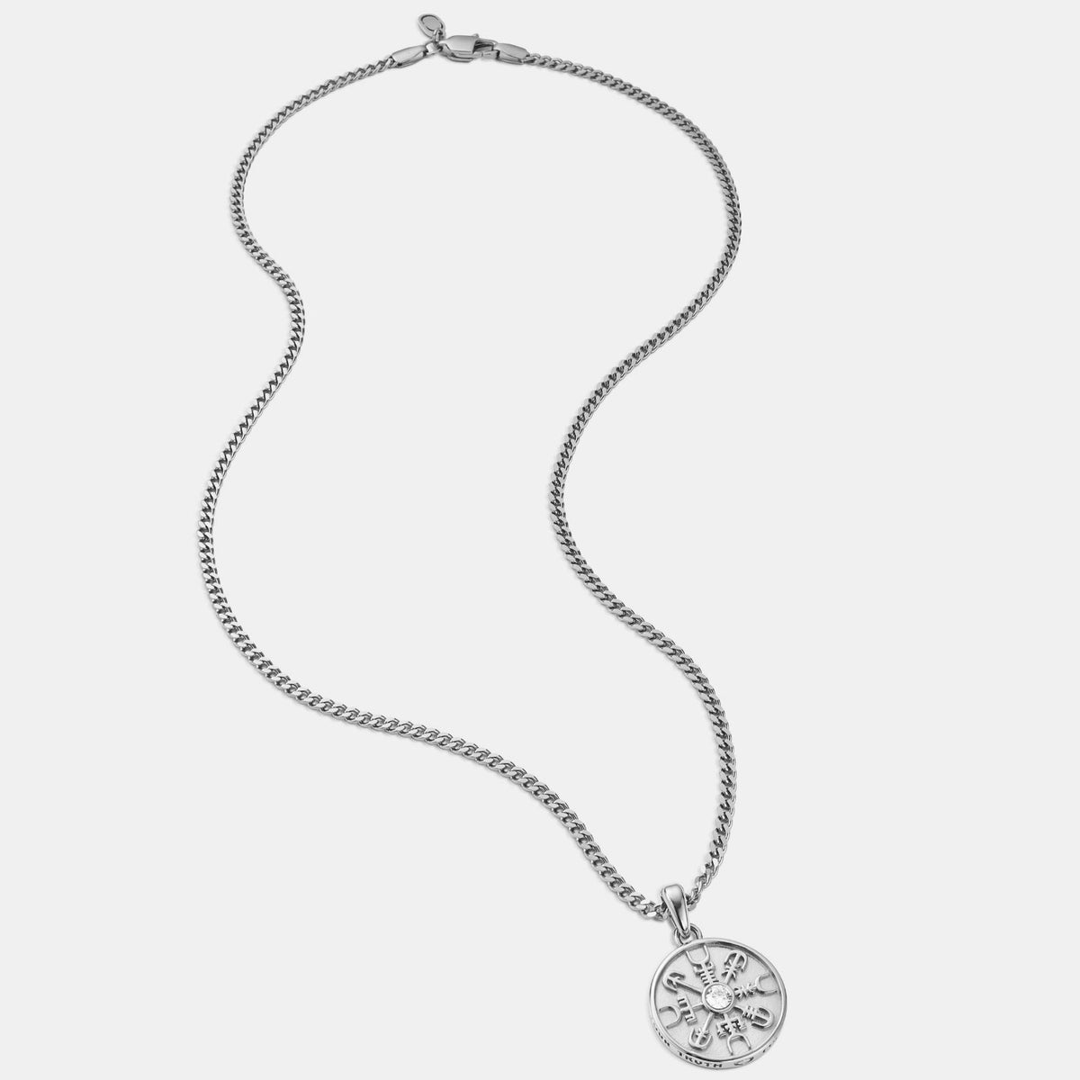 Brújula nórdica (plata)
