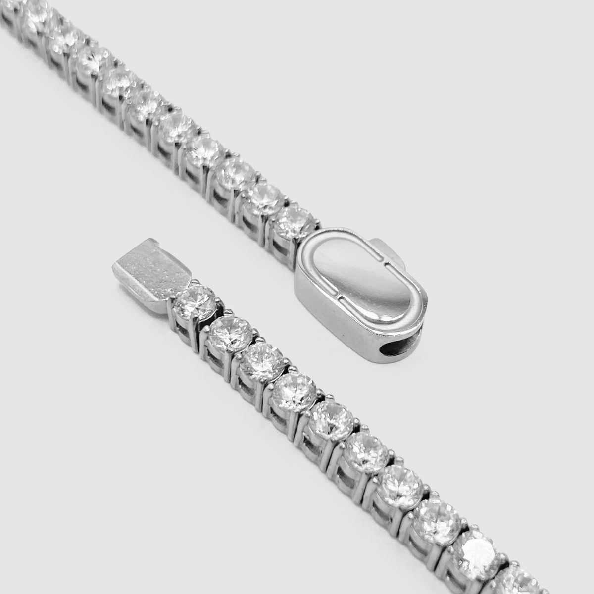 Cadena de Tenis (Plata) 3mm