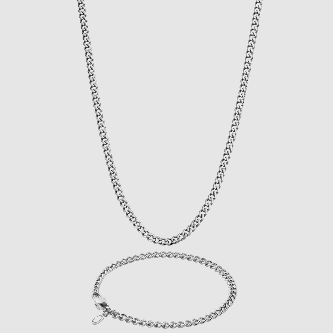 Conjunto Cubano 4mm (Plata)