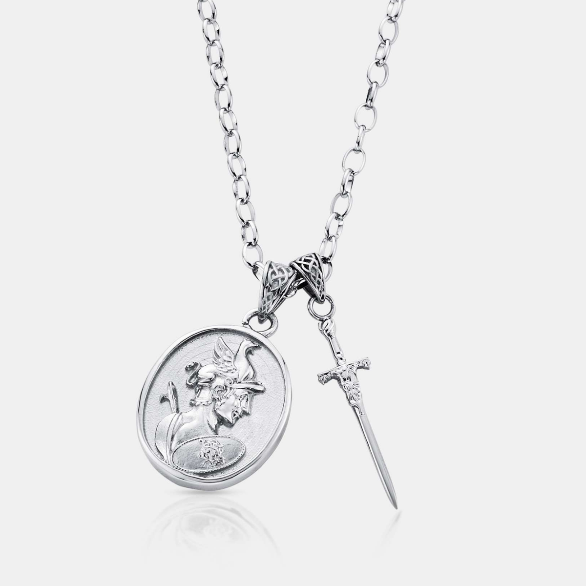 Colgante de Aquiles (plata)