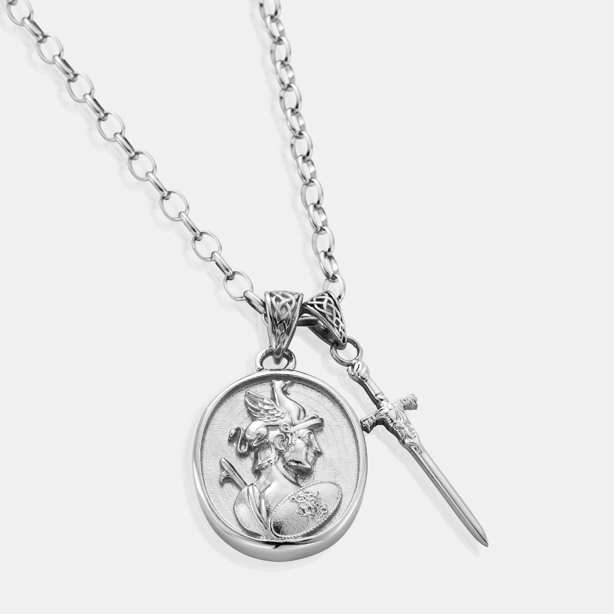 Colgante de Aquiles (plata)